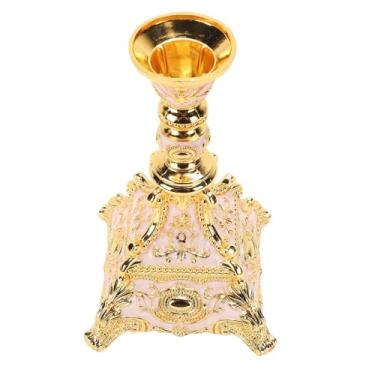 Imagem de AUNMAS Castiçal retrô de Metal, Castiçal Decorativo Vintage, Peça Central de Vela Cônica para Festa de Casamento, Natal, Decoração de Mesa para Casa