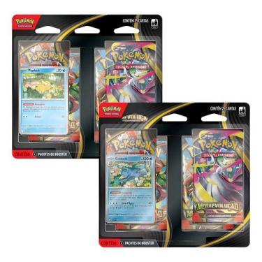 Imagem de Blister Pokémon Quádruplo Megaevolução Pokémon Psyduck/goldu - Copag