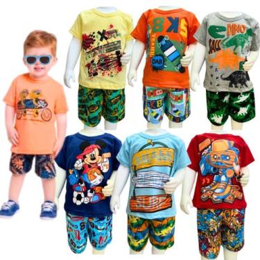 Imagem de Roupa de Menino Infantil Masculino Conjunto Infantil Kit com10 Pçeas -