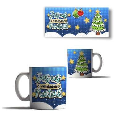 Imagem de Caneca Porcelana Natal Jesus Cristo Motivo Natal Menino 3 - Enjoy Shop