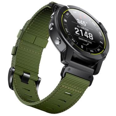 Imagem de Pulseira Compatível Garmin Fenix 7 6 5 Nylon Parafuso Torx - GETWELL, 