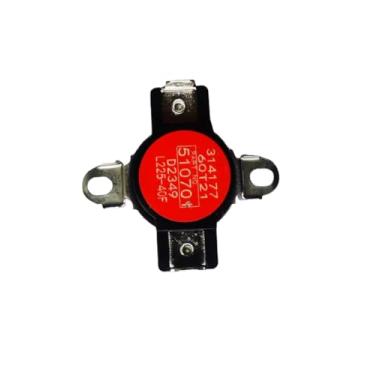 Imagem de Termostato de alto limite de secador D510701, adequado para Speed Queen, Alliance, Amana e outras marcas, compatível com AP 6285126, 510701, 61210, 62461, 62641, PS17001072, 504537