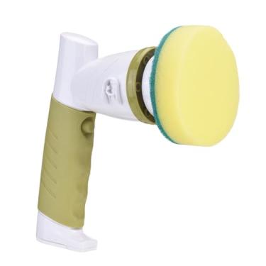 Imagem de Karlak Purificador Giratório Elétrico, 6 Cabeças de Escova, Escova de Limpeza de Cozinha Sem Fio para Banheiro, Bateria de 40 Minutos, 420 RPM, Cabo Ergonômico, IPX6 à Prova (Plugue dos EUA)