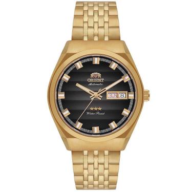 Imagem de Relógio Orient Masculino Ref: Yn6gg014 P1kx Automático Dourado