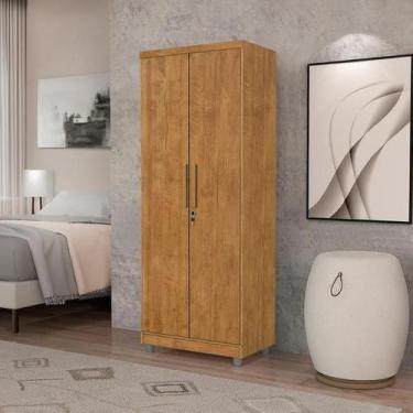 Imagem de Armário Multiuso Ouro 2 Portas Com Chave Freijó - SAO MIGUEL MOVEIS