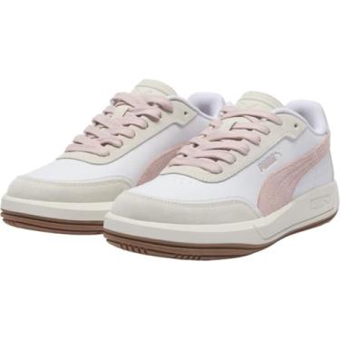Imagem de Puma - Tênis feminino Club Pearl, Branco/névoa malvada/cinza vapor, 38