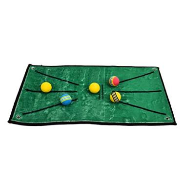Imagem de Tapete de treinamento de golfe, lazer, redução de desgaste Tapete de treinamento de golfe antiderrapante para casa para aquecimento