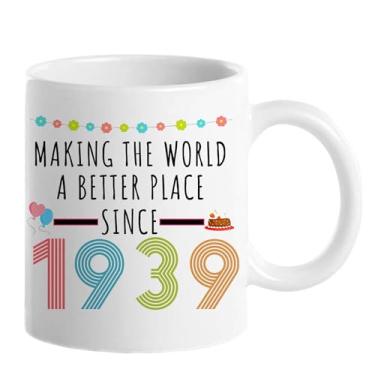 Imagem de Choinn 1939 Presentes de aniversário de 87 anos para mulheres e homens, presente de aniversário de 87 anos, caneca de café para mãe, pai, avó, vovô, ideias de presentes de aniversário de 87 anos, Dia
