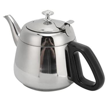 Imagem de YOUTHINK Chaleira de água Quente, Design Minimalista de 2L, Fogão de Aço Inoxidável, Bule, Cafeteira, Utensílios de chá Com Filtro, Alça Ergonômica para Fogão, Fogão a Gás, Fogão de (1,5L com filtro)