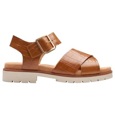 Imagem de Clarks Bota Chelsea clássica feminina, Tan Interest, 35