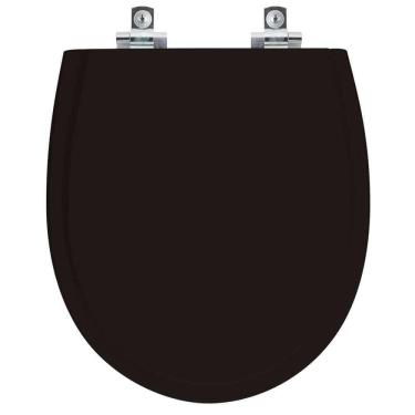 Imagem de Assento Sanitário Soft Close Polo Preto Para Vaso Hervy
