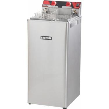 Imagem de Fritadeira Elétrica 15L Óleo FZ28 Zona Fria Croydon, Prata, 220V