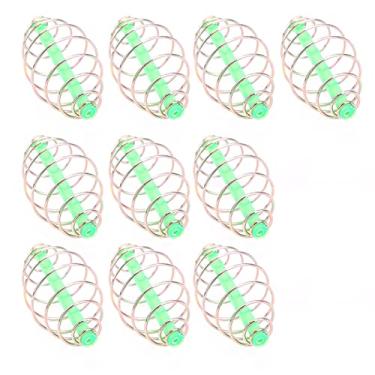 Imagem de Zhjvihx Alimentador de Pesca Com Bobina Em Linha de Rodízio de Isca de Metal, Alimentador de Método Em Linha de Bobina de Mola Em Formato de Barril Durável para Pesca para Atrair Peixes Maiores (L)