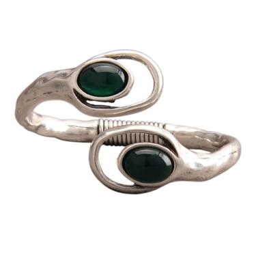 Imagem de Bjesinmo Pulseira de ouro feminina com contas de prata, pulseira aberta, empilhável, com contas elásticas, boho, presentes para esposa e casal, Medium, Cobre, Sem pedra preciosa