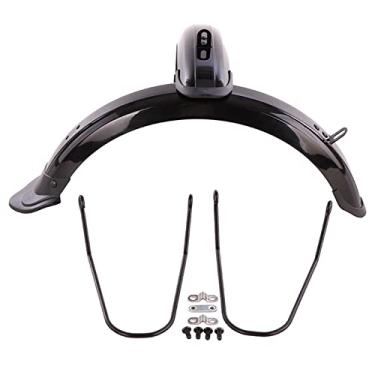 Imagem de Almencla Conjunto de guarda-lamas durável e dobrável para bicicleta 12"14" para bicicleta dianteiro traseiro conjunto de acessórios para pneus