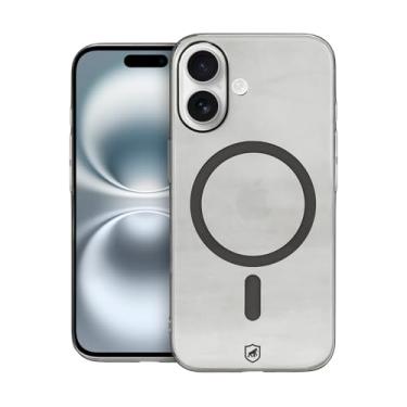 Imagem de Gshield Capa Case Premium Crystal Slim em Acrílico Compatível com Magsafe (Titanium, iPhone 16E)