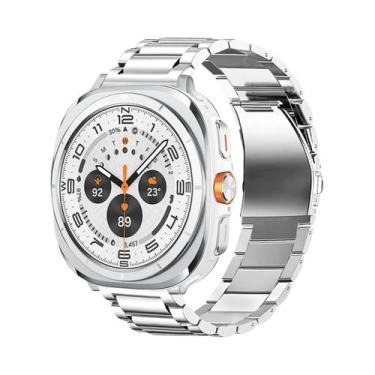 Imagem de Pulseira De Metal Em Aço Inoxidável De 47mm Para Samsung Galaxy Watch 