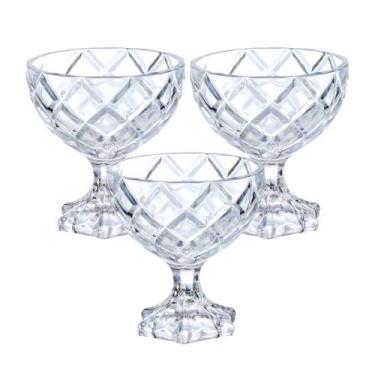 Imagem de Taças de Sobremesa em Vidro Pineapple 170mL 3 Peças - Hauskraft TCSV03