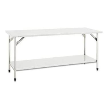 Imagem de Mesa Total Aço Inox 304 Fritomaq 190x70cm Prateleira