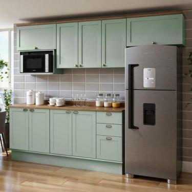 Imagem de Cozinha Modulada Completa 6 Peças 100% Mdf Americana Provençal com Tam