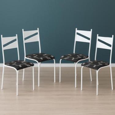 Imagem de Kit 4 Cadeiras de Jantar Varanda Cozinha Sala de Estar Epoxi 543.new -