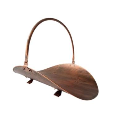 Imagem de Generic Suporte para lenha de lareira, cesto para lenha, recipiente multiuso para uso interno e externo, suporte empilhável para lenha.