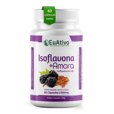 Imagem de Amora Isofla vona 1 frascos de 60 cápsulas de 500mg EUATIVO