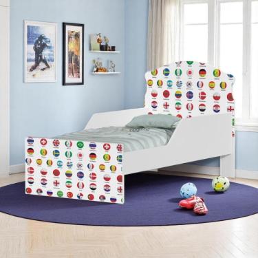 Imagem de Cama Infantil Tick Futebol Seleção Com Colchão