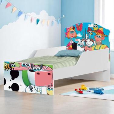 Imagem de Cama Infantil Tick Fazendinha E Vaquinha Com Colchão