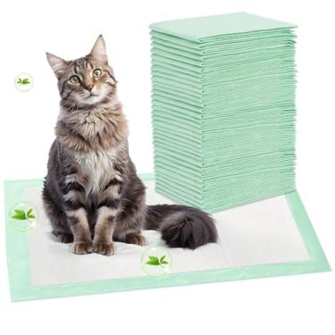 Imagem de Almofadas para caixa de areia para gatos, 30 peças, compatíveis com o sistema de areia Tidy Cats Breeze, almofadas de xixi para gatos com aroma fresco, espessas e superabsorventes, 43 x 29 cm