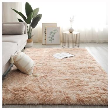 Imagem de SPXMQSS Tapetes extra grandes para sala de estar, tapetes peludos macios para quarto, tapete lavável, antiderrapante, resistente ao desgaste e respirável, para sala de estar, quarto, quarto de