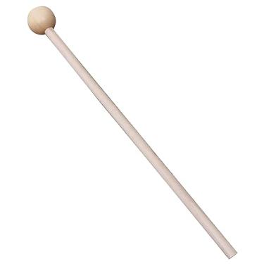 Imagem de Generic Drum Mallet Fácil de Transportar para Instrumento de Percussão Orff. Par de Martelo Leve e Portátil para Amantes de Música, Adequado para Educação Musical Precoce (Madeira de cabeça redonda