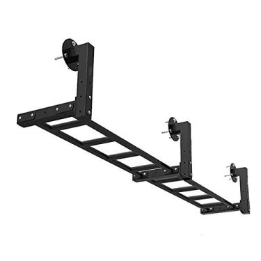 Imagem de Barras de puxar barras horizontais montadas na parede e barras paralelas estrutura de escalada, aço de viga cruzada, equipamento de exercício para academia em casa, carga segura 300 kg