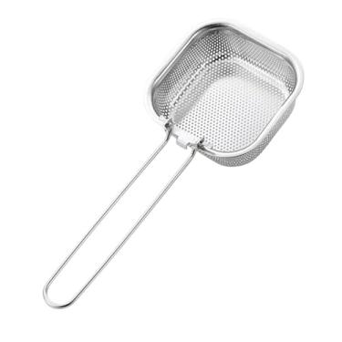 Imagem de KiBcsLic Escorredor de macarrão, panela elétrica, escorredor versátil, utensílio de cozinha, de espaguete, cesto para massa, fritar bolinhos, Quadrado