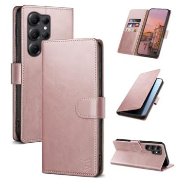 Imagem de SUANPOT Capa carteira compatível com Samsung Galaxy S25 Ultra com suporte para cartão de crédito com bloqueio RFID, capa protetora de couro PU flip book masculina e feminina para Samsung S25 Ultra