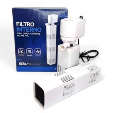 Imagem de FILTRO INTERNO COM BOMBA SUBMERSA AQUAVERSO PARA CIRCULAÇÃO AQUARIO OXIGENIO PEIXES(FI-1800L/H (220V) - 3 ESTAGIOS)