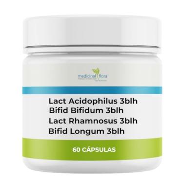 Imagem de Lactobacillus Acidophillus 3Blh + Bifidum 3Blh+ Rhamnosus 3Blh + Longum 3Blh - 60 Doses