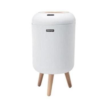 Imagem de Lixeira Automática Inteligente Pequena Com Sensor De Movimento Para Qu