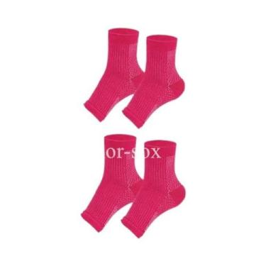 Imagem de Meias De Compressão Para Suporte De Tornozelo, 2 Pares, Design De Dedo