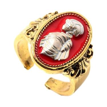 Imagem de Anéis Vintage Masculinos Dark Souls, Anel Da Cicatriz Do Demônio De Ha