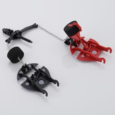 Imagem de Kit de substituição para vaso sanitário compatível com banheiro padrão americano Vormax, conjunto de vaso sanitário modelo 7381657-200.0070A (preto e vermelho)