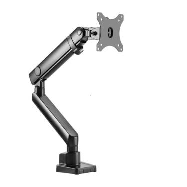 Imagem de BEGWVDJTP Suporte para monitor de computador, base de mesa, suporte de elevação universal giratório telescópico