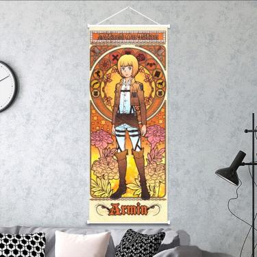 Imagem de Arte de parede em tela Attacks on Titans Levis Ackermans Armin Anime