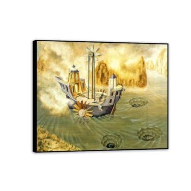 Imagem de Remedios Varo Paintings The World Beyond Remedios Varo Pôster de parede Surrealismo Arte em tela para sala de estar escritório decoração de parede presente pronto para pendurar 65 x 50 cm (66.0x48.3