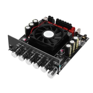 Imagem de FTVOGUE Placa Amplificadora, Amplificador de áudio Com Ajuste de Graves e Agudos para Alto-falante Doméstico, Potência Totalmente Personalizável Com Chipset TPA3223, Decodificação AAC