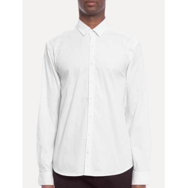 Imagem de Camisa John John Masculina New Straight Branca, L/G