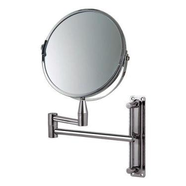 Imagem de Espelho Para Maquiagem Redondo Articulavel Dupla Face Mor