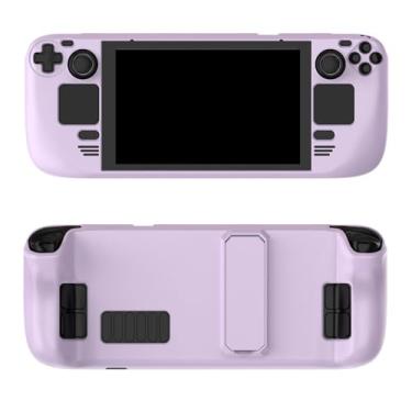 Imagem de For Steam Deck Case, Protective Case, Colorful All-Round Protection PC Cover with Stand, Shock-Absorption Non-Slip and Anti-Scratch Shell for Steam deck Oled (light purple)
