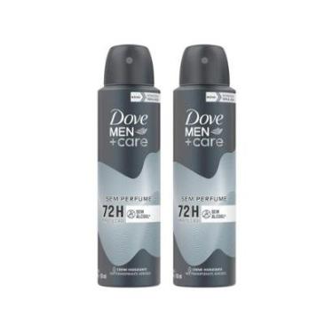 Imagem de Kit Desodorante Dove Men+Care Sem Perfume Antitranspirante Masculino 150ml 2 Unidades-Masculino
