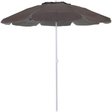Imagem de Guarda Sol Articulado 2,0 M Bagum Alumínio Marrom Vareta Fibra 10712 Bel